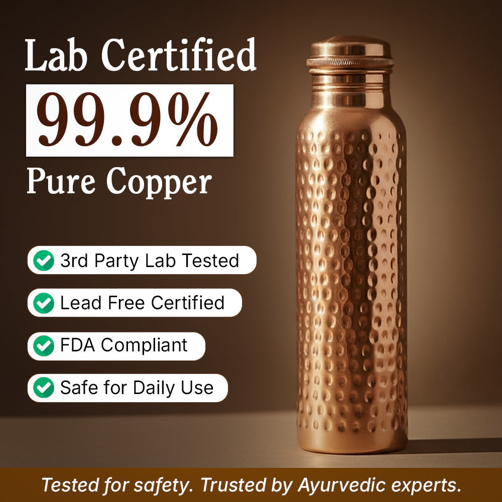 CopperCharge hand-hammered copper texture