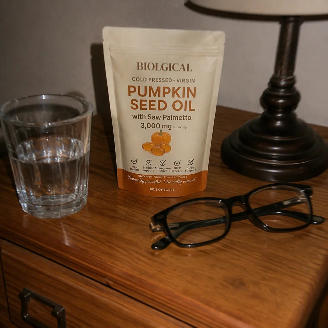 Customer photo: the pouch on a nightstand